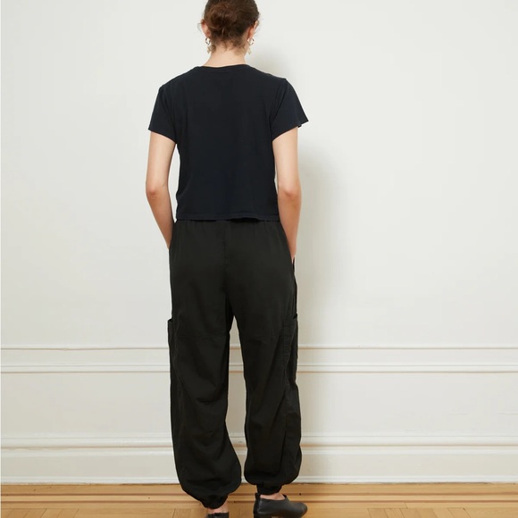 LOUP EMILY BARREL LEG CARGO PANTS - BLACK - Picture 2 of 6